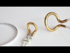 Semi Cincin Emas Gelombang Pendek Lampu Pemanas Inframerah Cincin Radiator