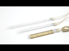 TC01 Gold Reflector Twin Tube Infrared Lamps, 500V Quartz Halogen Heating Lamps