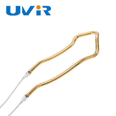 Harga yang bagus Tabung Pemanas Halogen Emas Berbentuk 3D Ir Lampu Panas Inframerah Untuk Cat on line