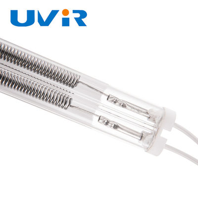 Harga yang bagus 4800W Twin Tube Medium Wave Infrared Lamp Quartz Pemanasan on line