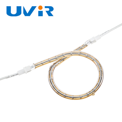 Harga yang bagus Lampu Inframerah Cincin Lapisan Reflektif Dilapisi Emas Untuk Membungkuk Bagian Pemanas on line