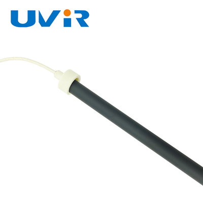 Harga yang bagus Lampu Inframerah Kuarsa Tabung Tunggal Lampu Halogen Tabung Hitam Untuk Pemanasan Industri on line