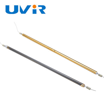 Harga yang bagus Lampu Pemanas Inframerah Serat Karbon 2000W dengan Lapisan Emas on line