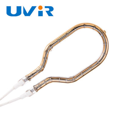 Harga yang bagus Lampu Pemanas Inframerah Tabung Kuarsa Reflektor Emas 200-6000W on line