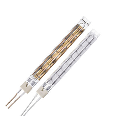 Harga yang bagus Lampu Pemanas Inframerah Halogen Tabung Ganda 1200W Berlapis Emas on line