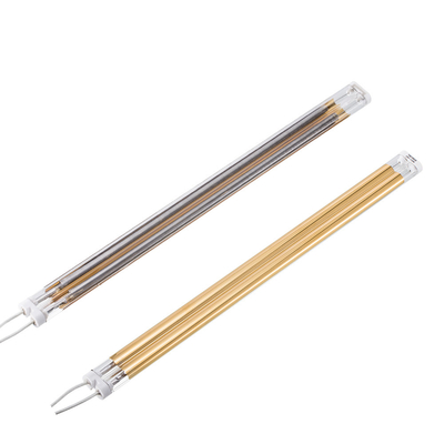 Harga yang bagus 2550W Gold Tube Tube Medium Wave Infrared Lamp 400V on line