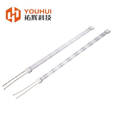 Harga yang bagus Lampu Inframerah Kuarsa Gelombang Pendek dengan Waktu Respons 1s Tegangan 220V dan Panjang Total 500mm on line