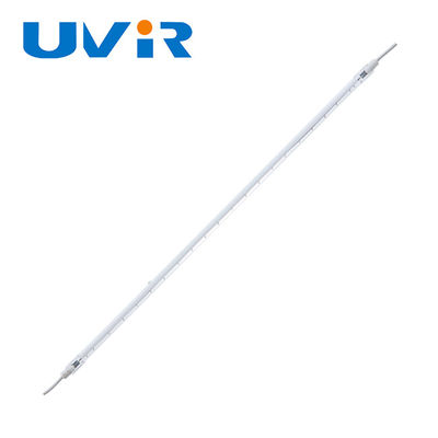 Harga yang bagus Lampu Pemanas Inframerah Gelombang Menengah 400V 1500W dengan Reflektor Putih on line