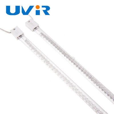 Harga yang bagus Lampu Pemanas Halogen IR 1500W 220V dengan Tabung Kuarsa dan Dudukan SK15 on line