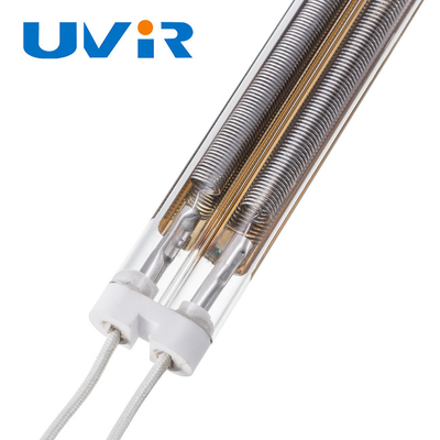 Harga yang bagus Lampu Inframerah Gelombang Menengah 3250W, Lapisan Emas Lampu Pemanas Ir on line