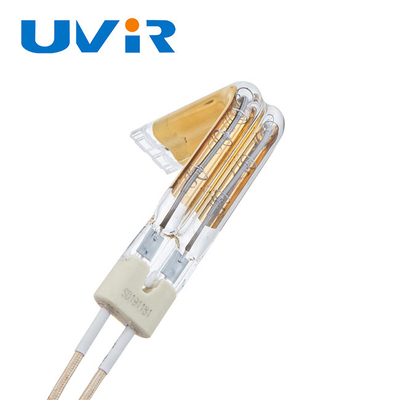 Harga yang bagus Elemen pemanasan tabung Infrared Kaca Kuarsa berlapis emas 150-6000W on line