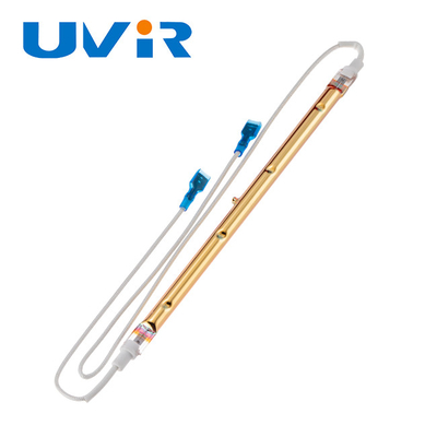 Harga yang bagus 900W 220V Kuarsa Lampu Inframerah Gelombang Pendek Emas Reflektor Pemanas Aksesoris untuk Oven on line