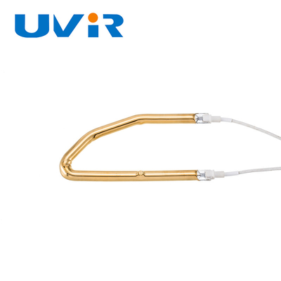 Harga yang bagus 3D Shortwave Infrared Heating Element Tube 1380W 230V Dilapisi emas on line