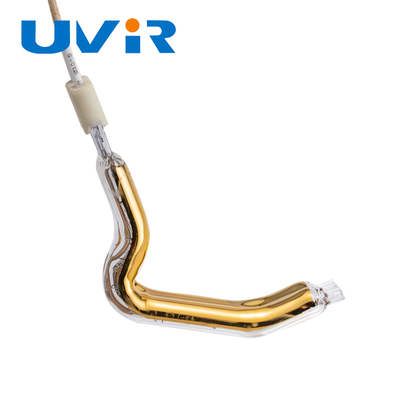 Good price L Jenis Tabung Ganda Gelombang Pendek Lampu Pemanas Inframerah Tabung Dilapisi Emas on line
