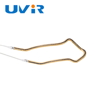 Good price 3D Type Element Tube Quartz Infrared Heating Lamp Tube Dilapisi Emas on line