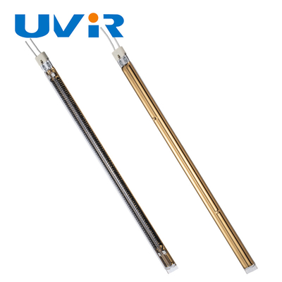 Good price 15x33 TL1145 Twin Tube Quartz Heater Lamp, Lapisan Emas Lampu Pemanas Ir on line