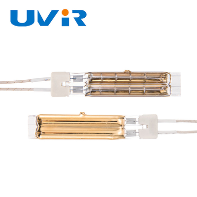 Preheating Baking Edge Banding Machine Twin Tube Lamp Shortwave Fast Heating Gold