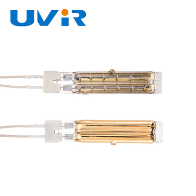 Good price 1500w Twin Tube Quartz Halogen Lamp, Pemancar Pemanas Mesin Banding Tepi on line