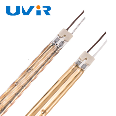 Twin Tube Fast Medium Wave IR Heater Lamp Untuk Mesin Pringting IRP009 4200W