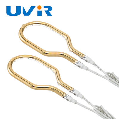 Good price 200-6000W Gold Ring-Like Halogen Heating Lamp, IR Quartz Tube Untuk Pemanasan Oven on line