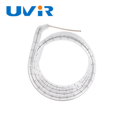 Energy Saving Quartz Infrared Heating Element Tube 3d single tube lampu pemanas kuarsa