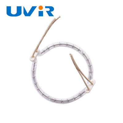 Good price 3D Bentuk Infrared Heating Element Tube tabung halogen kuarsa bening untuk komponen peralatan pemanasan on line