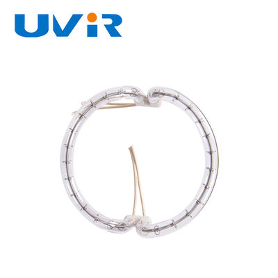 Tabung Elemen Pemanas Inframerah Kuarsa Bening Berbentuk 3D 150-6000W untuk Pemanasan Industri