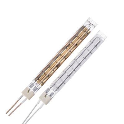 Harga yang bagus Lampu Pemanas Inframerah Halogen Tabung Ganda 1200W Berlapis Emas on line