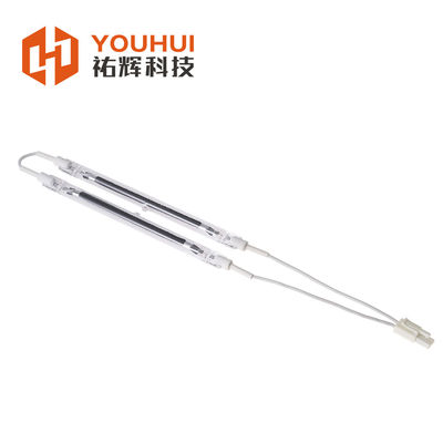 2000W Medium Wave Twin Tube Infrared Heating Quartz Bulbs dengan R7S Base dan Panjang 50-1500mm