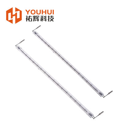 SHC100469 Tabung Pemanas Gelombang Pendek Kuarsa Jelas Lampu Halogen IR Tunggal