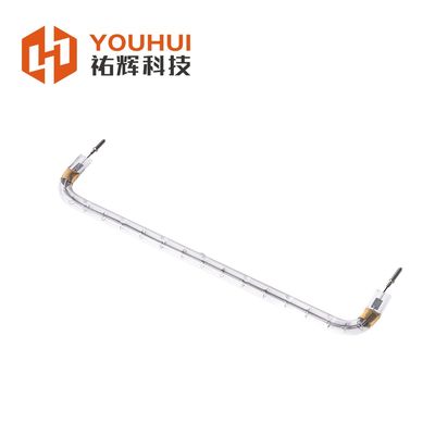Harga yang bagus Putih Lapisan Tipe U Kuarsa Panas Lampu Tabung Halogen Infrared Kuarsa Panas Lampu on line