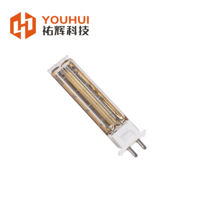 420W 120V Twin Tube Infrared Lamp dengan Gold Coating untuk 3D Printing