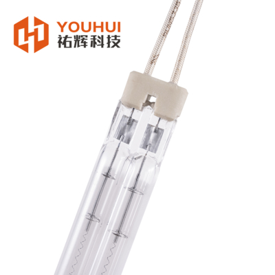 Harga yang bagus Twin Tube Halogen Infrared Heating Lamp 200-4000W 55-575V on line
