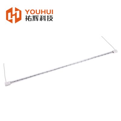 Harga yang bagus Lampu Inframerah Kuarsa Tabung Tunggal dengan Filamen Tungsten dan Kaca Kuarsa untuk Aplikasi Industri on line