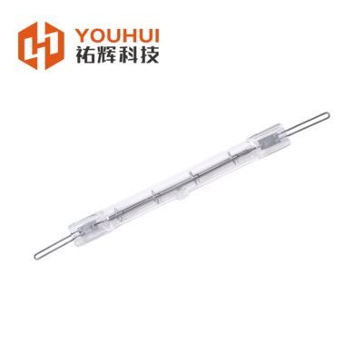 Harga yang bagus Clear Quartz Short Wave Infrared Heater Tube with 1100-2600°C Filament Temperature and 2500W Power for Industrial Heating on line