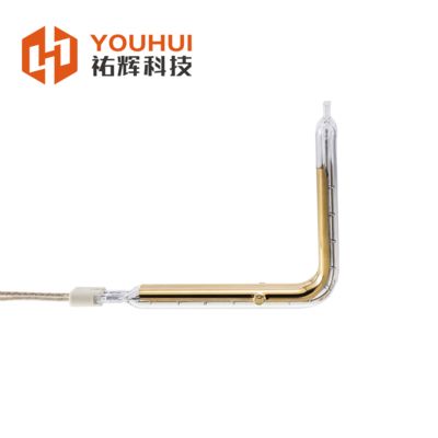 Harga yang bagus Bentuk L 11x23mm Pemanasan Cepat Disesuaikan Efisiensi Tinggi InfraMerah Pipa Heating Element 200-6000W on line