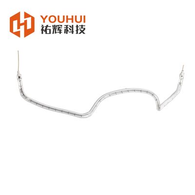 Harga yang bagus 150-6000W Putih Lapisan Infrared Heating Element Tube dengan 5000 Jam Umur untuk Pemanasan Industri on line