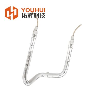 Harga yang bagus Lampu IR Gelombang Pendek 1660W 230V Lapisan Emas Quartz Pemanas Infrared untuk Pemanasan Industri on line