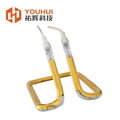 Harga yang bagus Tabung Pemanas Inframerah Kuarsa Kustom Lampu halogen tunggal untuk Pemanasan Industri on line