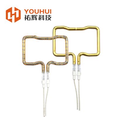 Harga yang bagus Tabung Pemanas Inframerah Berlapis Emas 150-6000W dengan Masa Pakai 5000 Jam on line