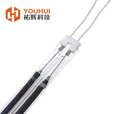Harga yang bagus Twin Tube Carbon Fiber IR Heating Lamp dengan Garansi 10.000 Jam untuk Pengeringan Cat Berbasis Air (200-4000W) on line