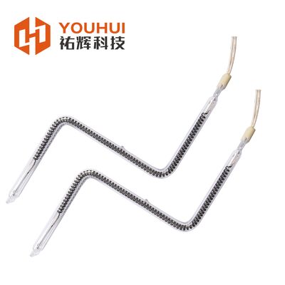 kualitas Lampu Pemanas InfraMerah Tipe Z Tipe 200-4000W Tipe Double Tube Carbon Fiber dengan Warna Emisi yang Jelas untuk Aplikasi Industri pabrik