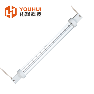 Harga yang bagus Lampu Halogen InfraMerah Gelombang Pendek dengan Waktu Kerja 5000 jam dan Panjang Gelombang 1-2μm untuk Pengeringan dan Pengeras Industri on line