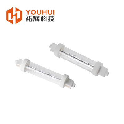 Harga yang bagus 200-4000W Single Tube Halogen Infrared Heater Lamp dengan 5000h Lifetime dan 55-575V Voltage untuk Pemanasan Industri on line