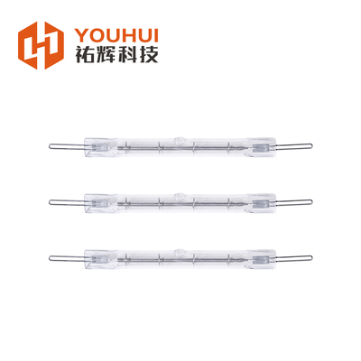 Harga yang bagus Infrared Heating Halogen Tungsten Lamp dengan 5000h Lifetime U-shaped Molybdenum Rod dan 1-2μm Wavelength for Industrial Curing online