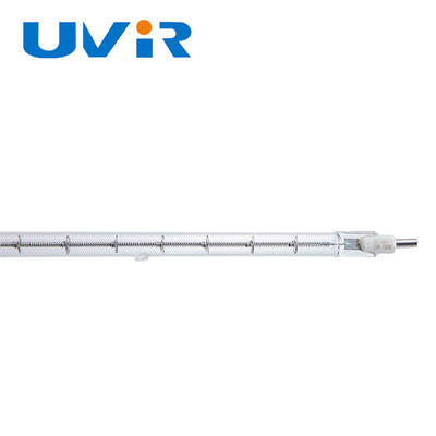 R7S 120V 1600W lampu pemanas inframerah Pemanas kuarsa dengan reflektor bening