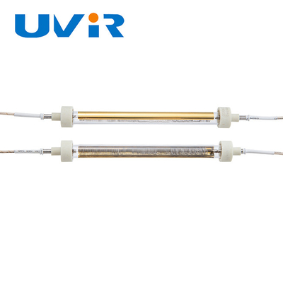 Good price Lampu Panas Inframerah Halogen Gelombang Menengah 120V 100W Lapisan Reflektif Emas on line