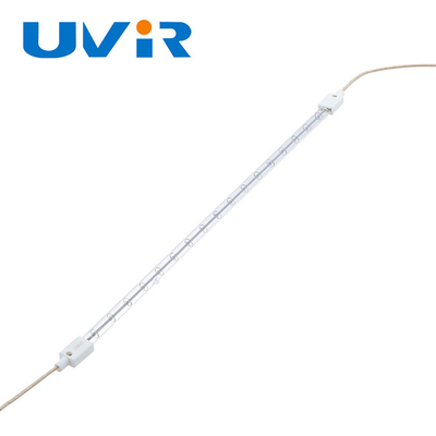 Good price Kaca Kuarsa IR Lampu Halogen 200-4000W Dengan Tabung Transparan on line