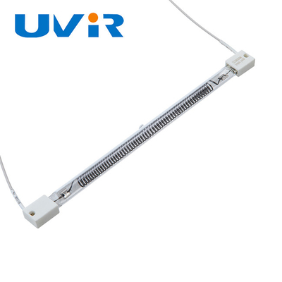 Harga yang bagus Lampu Pemanas Inframerah Serat Karbon SK15 24mm Lapisan Putih on line