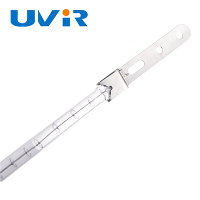235V 1000W Lampu Pemanas Kuarsa Inframerah Dengan Reflektor Keramik Putih